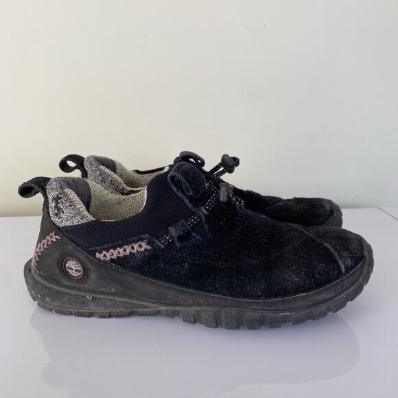 Timberland x Smartwool Sz 7M 7 Women's Power Lounger Pull On Shoes 10647 Black - Picture 1 of 13